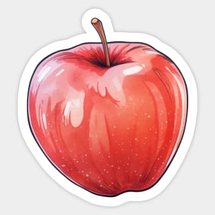 Apple Pastel Art Sticker